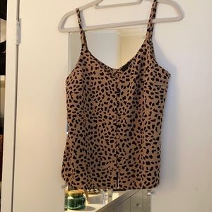 Leopard print tank